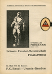 31.05.1931: FC Basel - Urania Genf