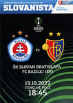 13.10.2022: Slovan Bratislava - FC Basel