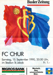 15.09.1990: FC Basel - FC Chur