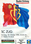 20.10.1990: FC Basel - SC Zug
