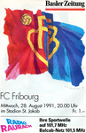 28.08.1991: FC Basel - FC Fribourg