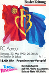 23.05.1992: FC Basel - FC Aarau