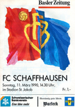 11.03.1990: FC Basel - FC Schaffhausen