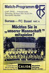 26.09.1981: FC Sursee - FC Basel