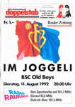 11.08.1992: FC Basel - Old Boys