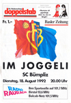 18.08.1992: FC Basel - SC Bümpliz
