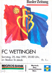 25.05.1991: FC Basel - FC Wettingen
