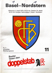 04.04.1979: FC Basel - Nordstern