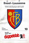 31.03.1979: FC Basel - Lausanne