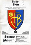 24.05.1978: FC Basel - FC Sion