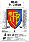 08.10.1977: FC Basel - St. Gallen