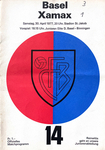 30.04.1977: FC Basel - Neuchâtel Xamax