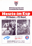 11.08.1990: FC Baden - FC Basel