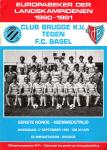17.09.1980: Club Brugge - FC Basel