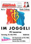 22.05.1993: FC Basel - FC Locarno