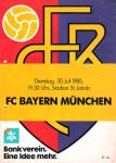 30.07.1985: FCB-Bayern München