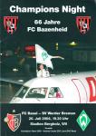 20.07.2004: FCB-Bremen