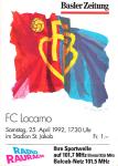 25.04.1992: FCB-Locarno