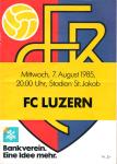 07.08.1985: FCB-Luzern
