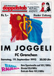 19.09.1992: FC Basel - FC Grenchen