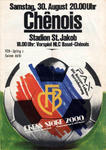 30.08.1980: FC Basel - Chênois