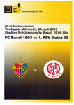 24.07.2013: FC Basel - FSV Mainz 05
