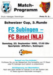 FC Subingen - FC Basel