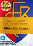05.04.1986: FC Basel - Neuchâtel Xamax