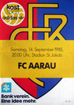 14.09.1985: FC Basel - FC Aarau