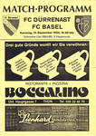 15.09.1984: FC Dürrenast - FC Basel