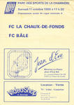 11.10.1986: FC La Chaux-de-Fonds - FC Basel