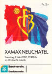 02.05.1987: FC Basel - Neuchâtel Xamax