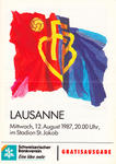 12.08.1987: FC Basel - Lausanne