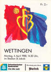 04.04.1988: FC Basel - FC Wettingen
