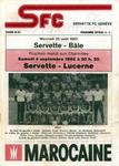 25.08.1982: Servette - FC Basel