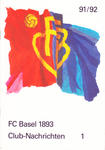 Club-Nachrichten Nr. 1 - 1991/92