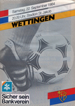 22.09.1984: FC Basel - Wettingen