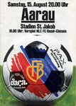15.08.1981: FC Basel - FC Aarau