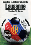 17.10.1981: FC Basel - Lausanne
