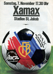 07.11.1981: FC Basel - Neuchâtel Xamax