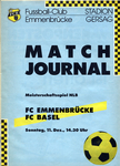 12.12.1988: FC Emmenbrücke - FC Basel
