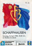 16.04.1988: FC Basel - FC Schaffhausen