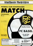 30.07.1988: FC Schaffhausen - FC Basel