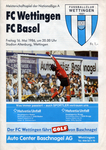 16.05.1986: FC Wettingen - FC Basel