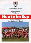 31.08.1988: FC Baden - FC Basel