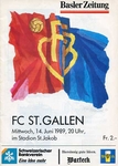 14.06.1989: FC Basel - FC St. Gallen