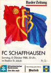 08.10.1988: FC Basel - FC Schaffhausen