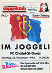 22.11.1992: FC Basel - FC Châtel-St-Denis